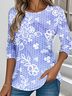 Casual 3D Printing Loose Jersey T-Shirt