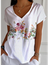 Casual V Neck T-Shirt