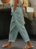 Women's Herringbone Print Casual Pants