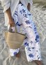 Floral Simple Loose Pants