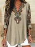 Cotton Geometric Casual Regular Fit Shirt