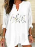V Neck Casual Shirt