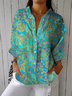 Women's Floral Print Casual Shirt