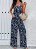 Loose Floral Boho Others Jumpsuit