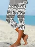 Women's Elephant Print Casual Leggings