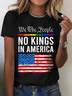 No Kings In America Cotton T-Shirt