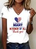 Casual V Neck T-Shirt