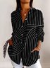 V Neck Regular Fit Casual Shirt