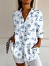 Floral Regular Fit Casual Cotton Shirt