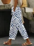 Women's Geometric Print Casual Pants