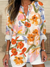 Women's Floral Print Casual Shirt