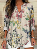 Women's Floral Print Casual Shirt