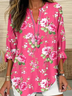 Women's Floral Print Casual Shirt