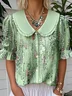 Gradient Pattern Loose Casual Shirt
