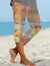 Women's Floral Print Casual Leggings