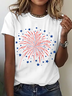 Firework USA 4th Of July Cotton T-Shirt