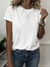 Regular Fit Cotton Crew Neck Casual T-Shirt