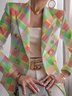 Buckle Regular Fit Elegant Blazer