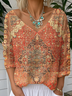 Casual Geometric Loose T-Shirt