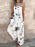 Cotton And Linen Vacation Jumpsuit