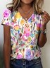 Regular Fit Crew Neck Vintage T-Shirt