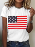 Flag-Graphic Cotton T-Shirt