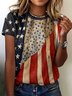 Regular Fit Crew Neck Vintage T-Shirt