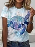 Casual Cotton Crew Neck T-Shirt