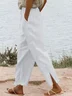 Plain Regular Fit Pants
