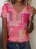 Casual Cotton V Neck T-Shirt