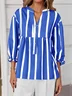 Cotton Casual Striped Regular Fit Shirt