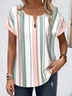 Casual Striped Blouse