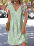 Gradient Pattern Simple Regular Fit Dress
