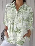 Tree Regular Fit Cotton Simple Shirt