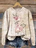 Gradient Pattern Vintage Sweatshirt