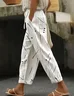 Casual Loose Abstract Polka Dots Pants