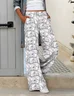Casual Floral Loose Pants