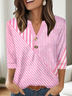 Casual Cotton V Neck Loose T-Shirt