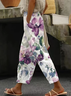 Women's Floral Print Casual Pants