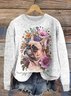 Animal Regular Fit Casual Wool/Knitting Sweater