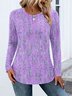 Casual Cotton Regular Fit Crew Neck T-Shirt