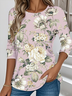 Casual Long Sleeve Round Neck T-Shirt