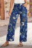Floral Regular Fit Cotton Street Jeans