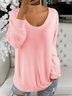 Knitted Casual Regular Fit T-Shirt