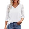 Regular Fit V Neck Casual T-Shirt
