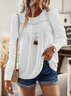 Casual Crew Neck Plain Regular Fit T-Shirt