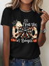 Women's I Put The Boo in Boujee Halloween T-Shirt