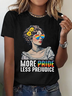 Women's More Pride Less Prejudice LGBTQ T-Shirt
