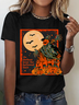 Women's Halloween Scarecrow Horror Night T-Shirt