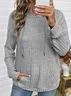 Simple Loose Sweatshirt